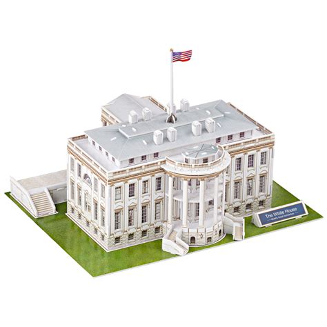 metal white house puzzle 3d|white house jigsaw puzzle.